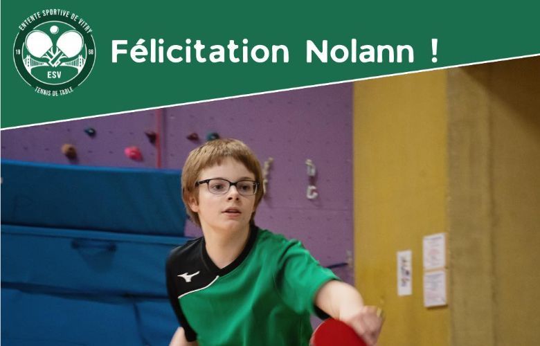 Félicitations Nolann !
